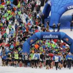Sunset Running Race - Prato nevoso - Piemonte - Italy