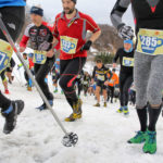Sunset Running Race - Prato nevoso - Piemonte - Italy